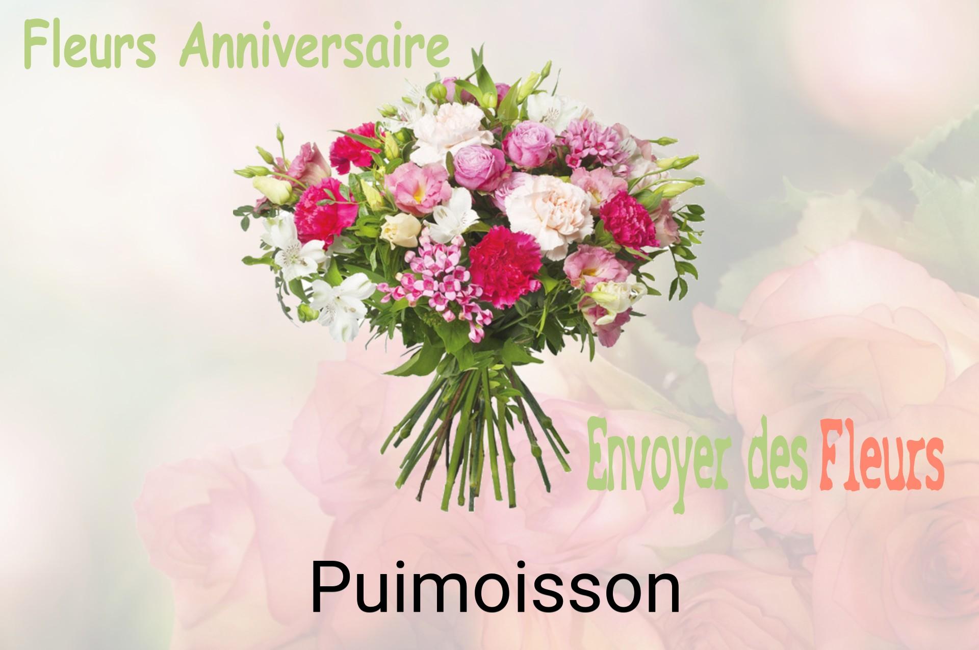 Bouquet de fleurs d’anniversaire livré à Puimoisson